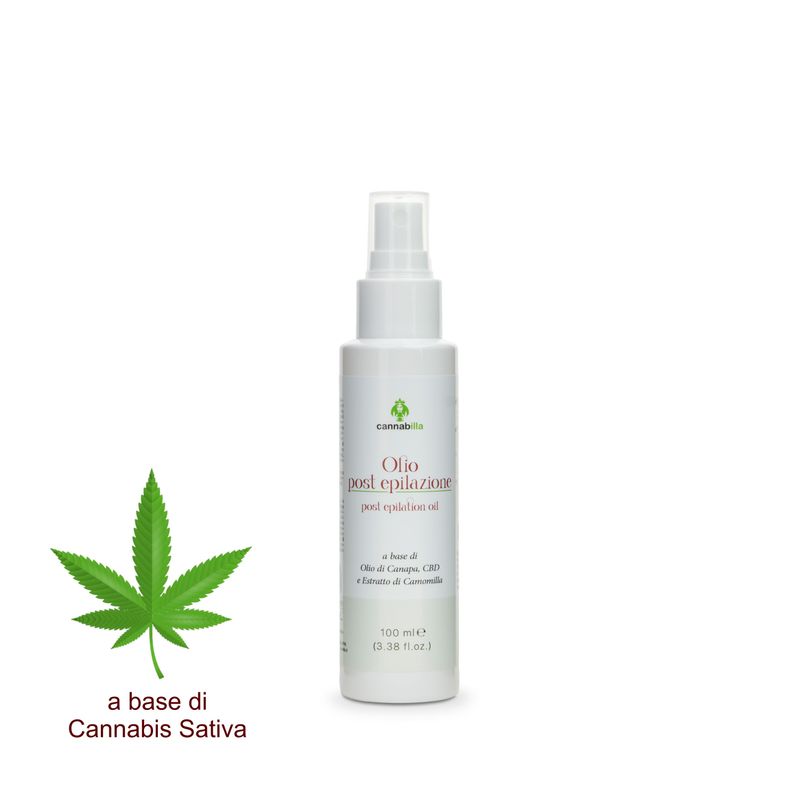 Olio Post-Epilazione Canapa & CBD (100ml)