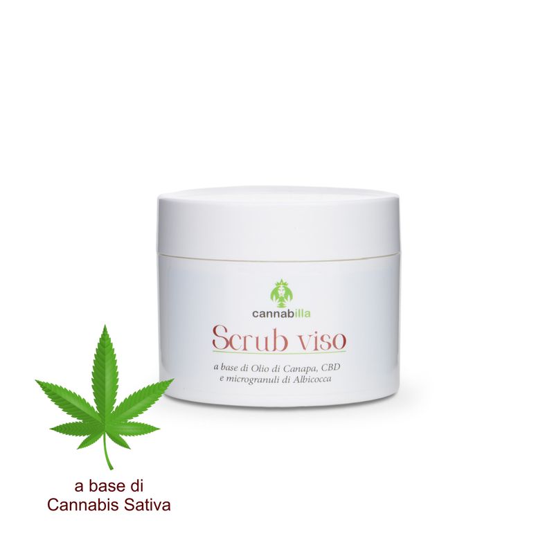 Scrub Viso Canapa & CBD (50ml)