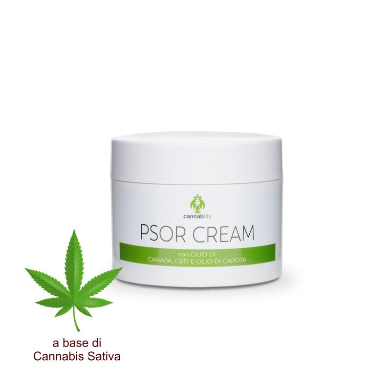 PsorCream -  Balsamo Nutriente Canapa & CBD (50ml)