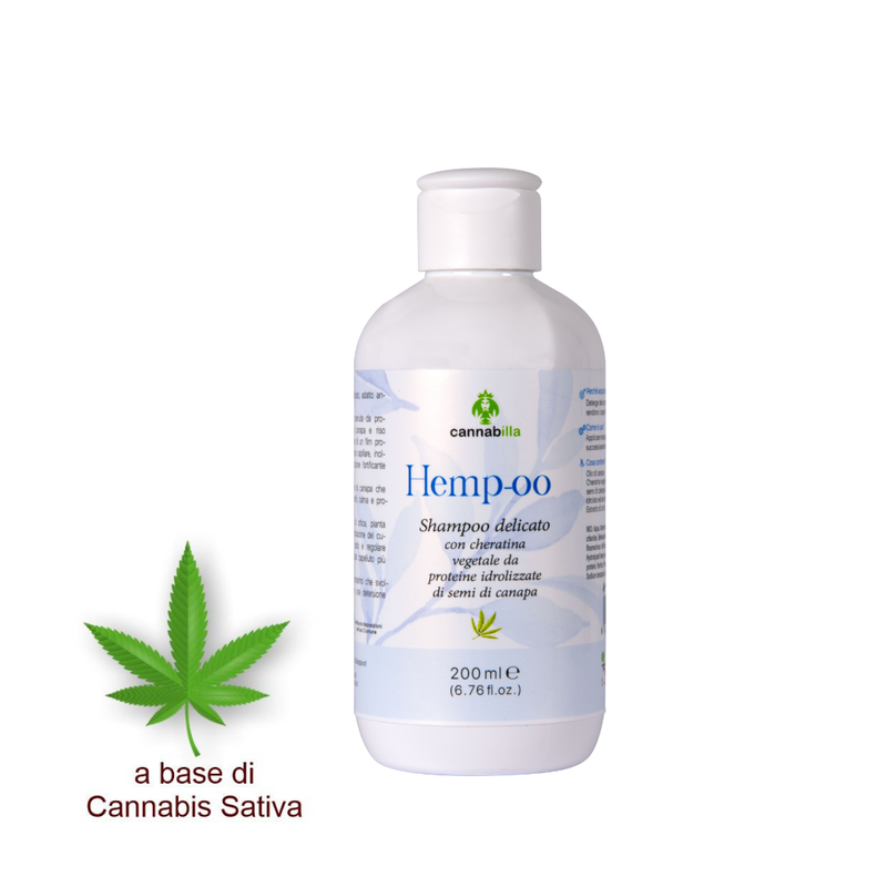 Hempoo - Shampoo alla Canapa con Estratti di Rosmarino (200ml)