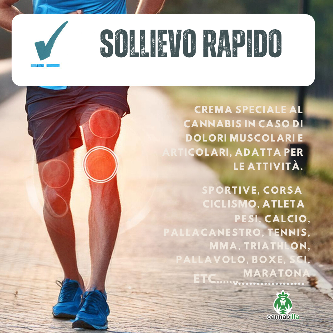 Sport Cream - Crema Corpo Rinfrescante Canapa & CBD (200ml)
