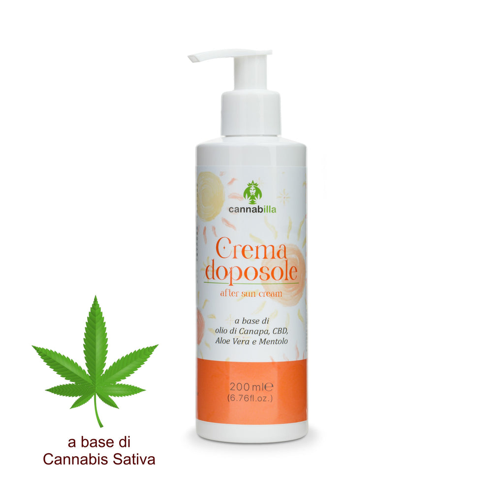 Crema DopoSole alla Canapa e CBD (200ml)