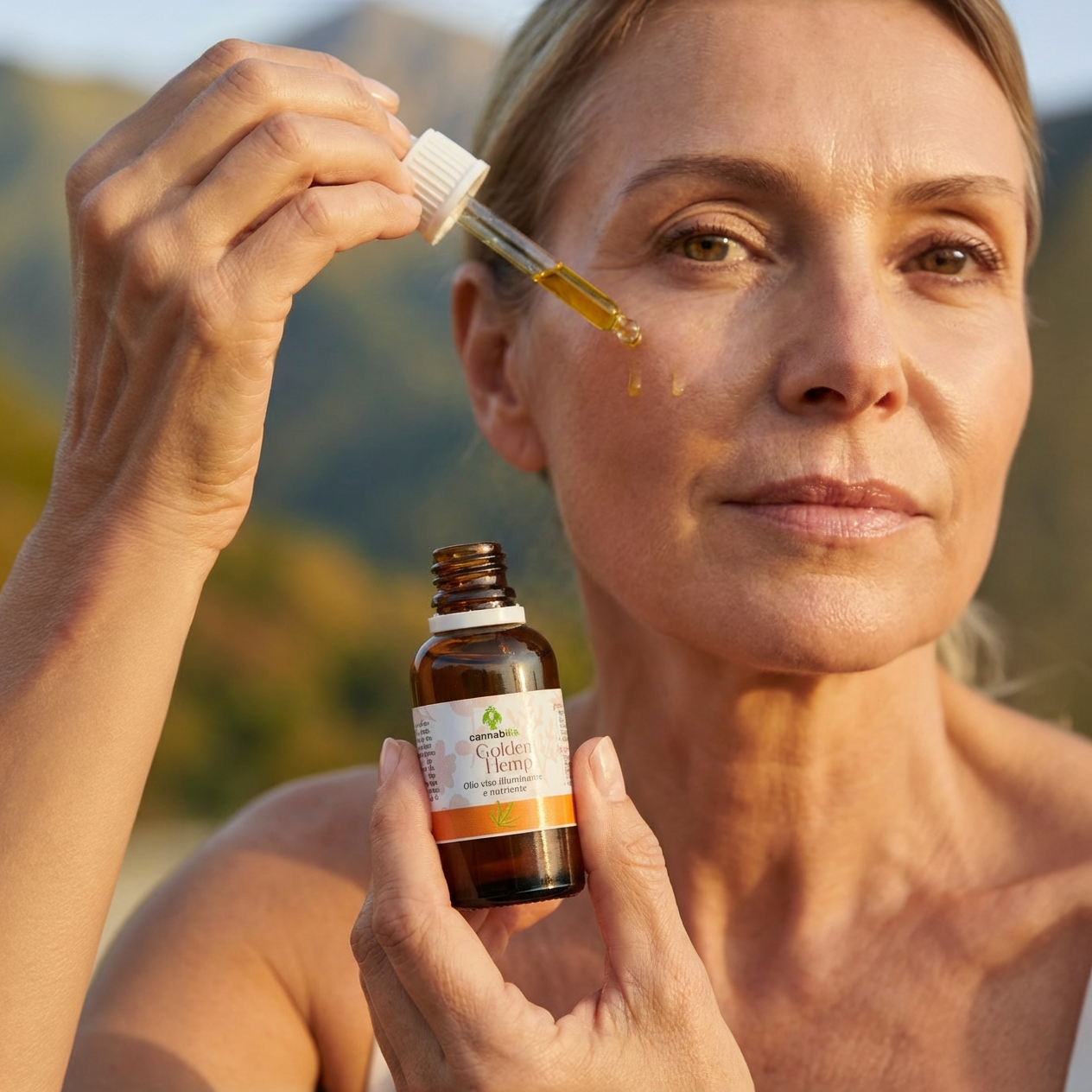 Golden Hemp Olio Viso Illuminante e Idratante (30ml)