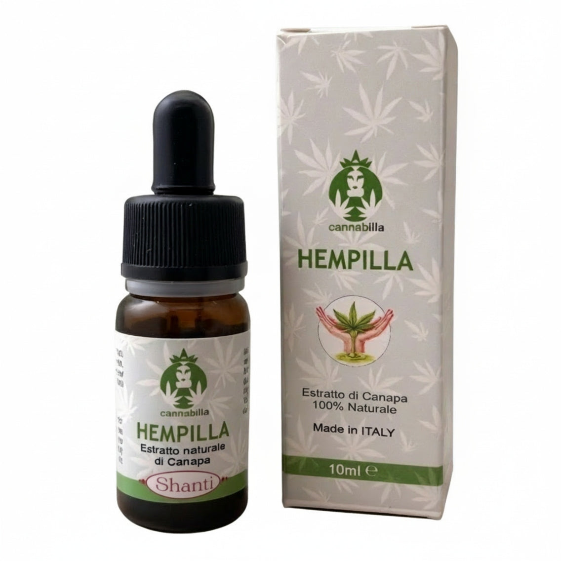 Hempilla SHANTI 10% - Estratto Naturale di Canapa (10ml)