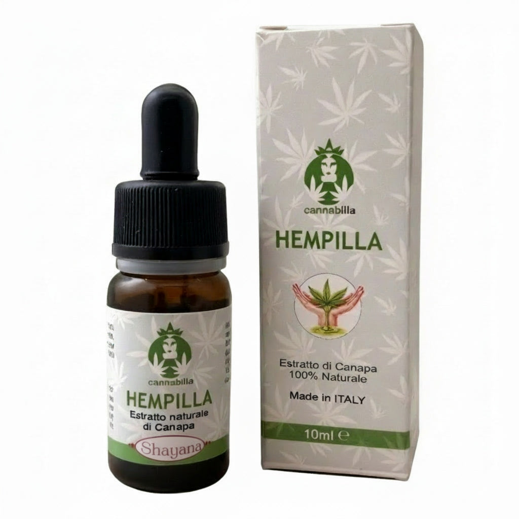 Hempilla SHAYANA 30% - Estratto Naturale di Canapa (10ml)