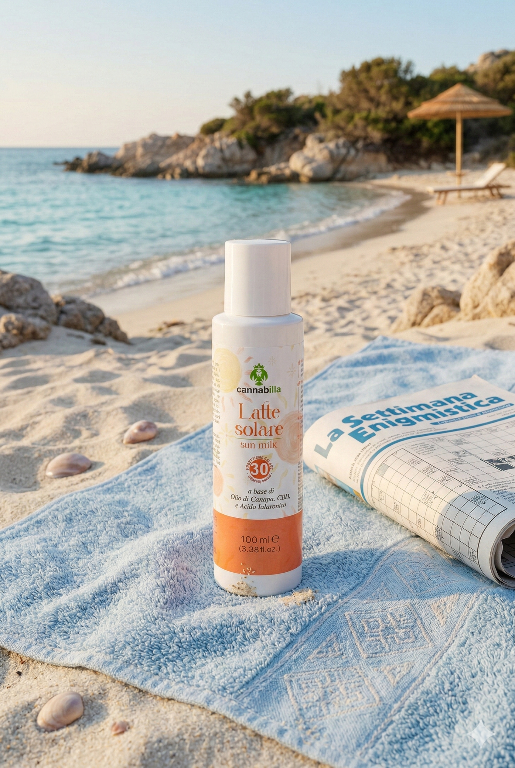 Latte solare SPF 50 alla Canapa e CBD