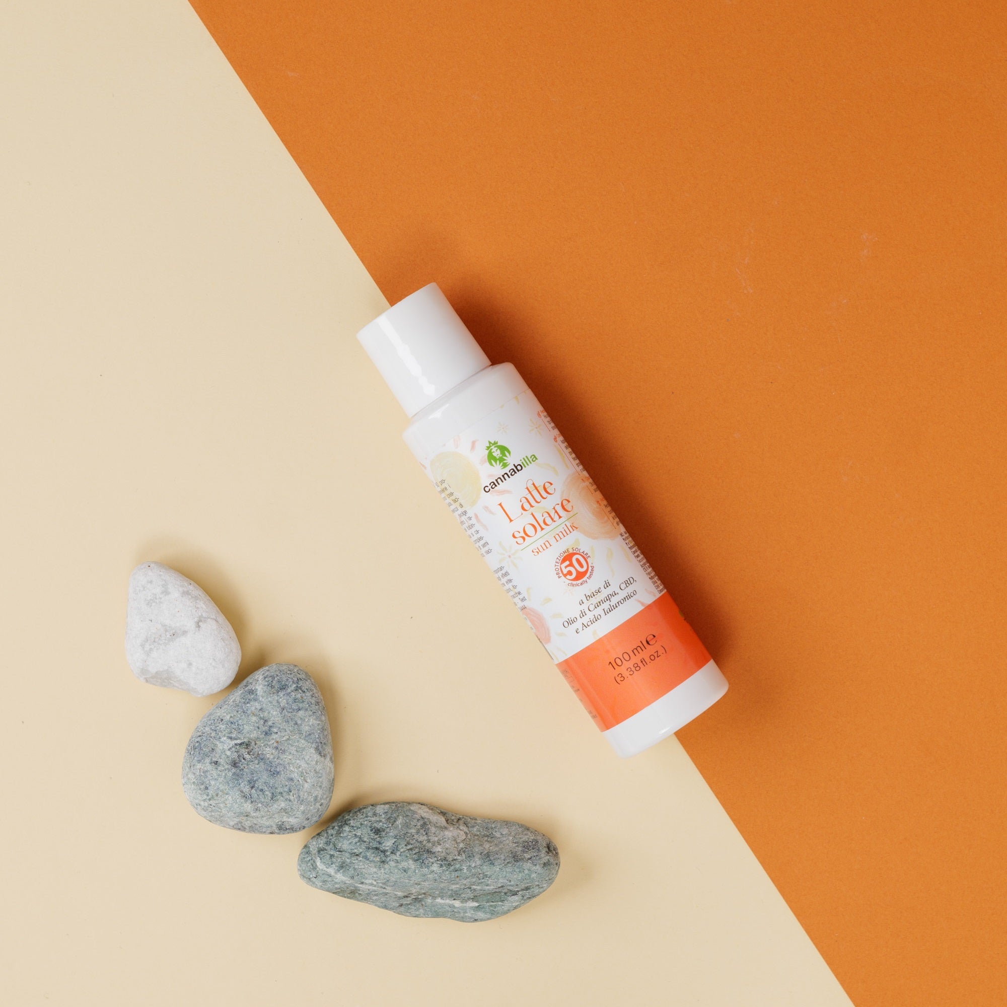 Latte solare SPF 50 alla Canapa e CBD