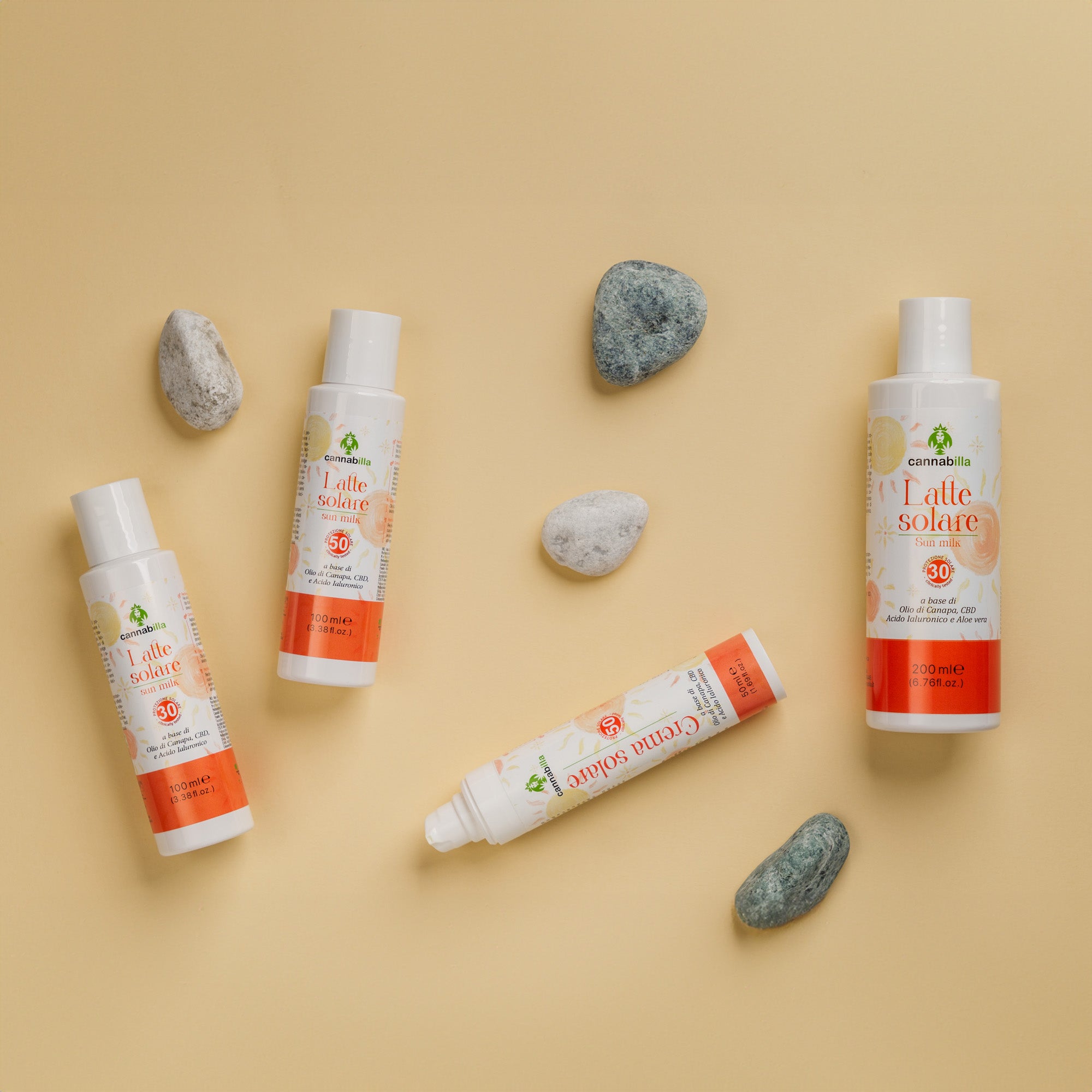 Latte Solare SPF 30 con Canapa e CBD