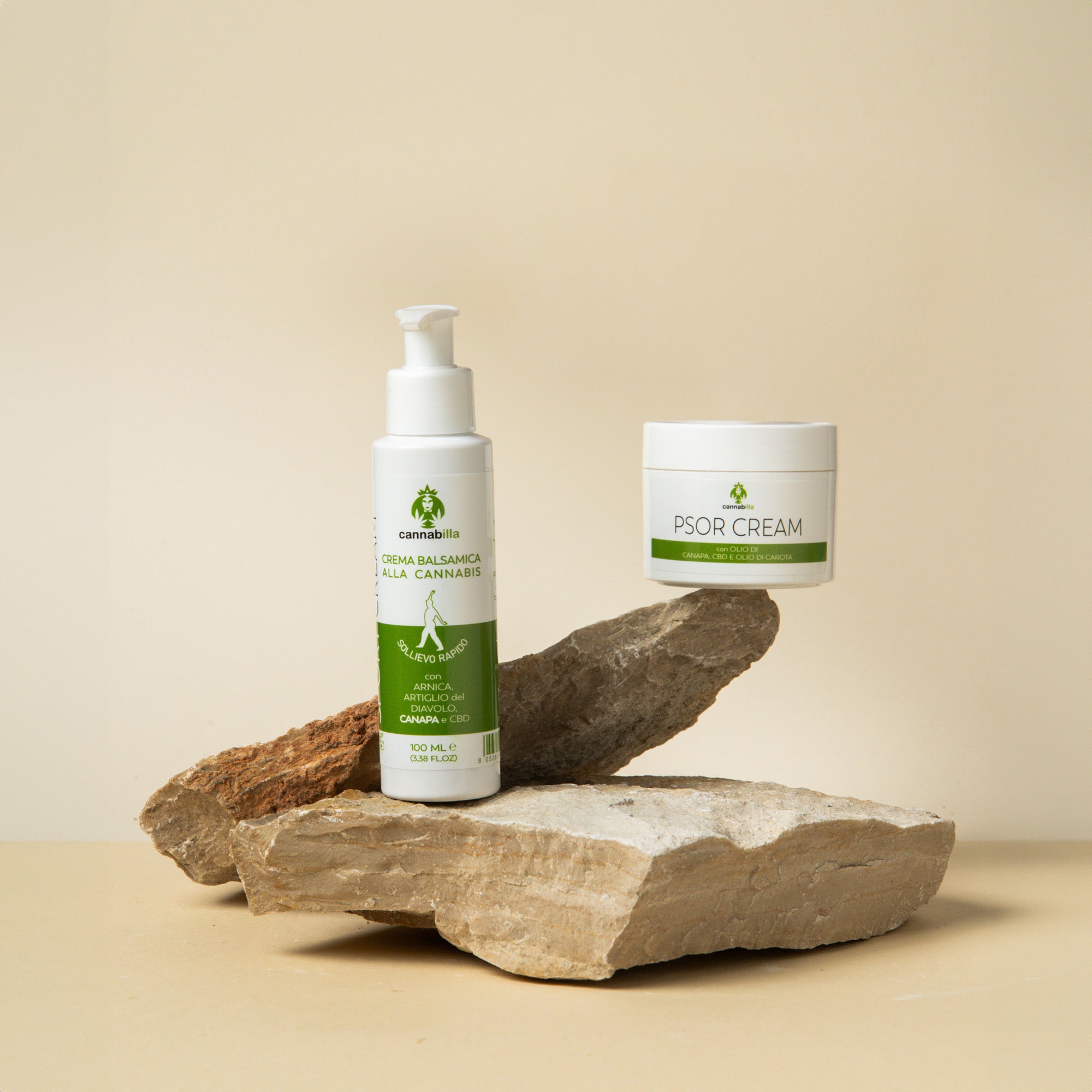 PsorCream -  Balsamo Nutriente Canapa & CBD (50ml)