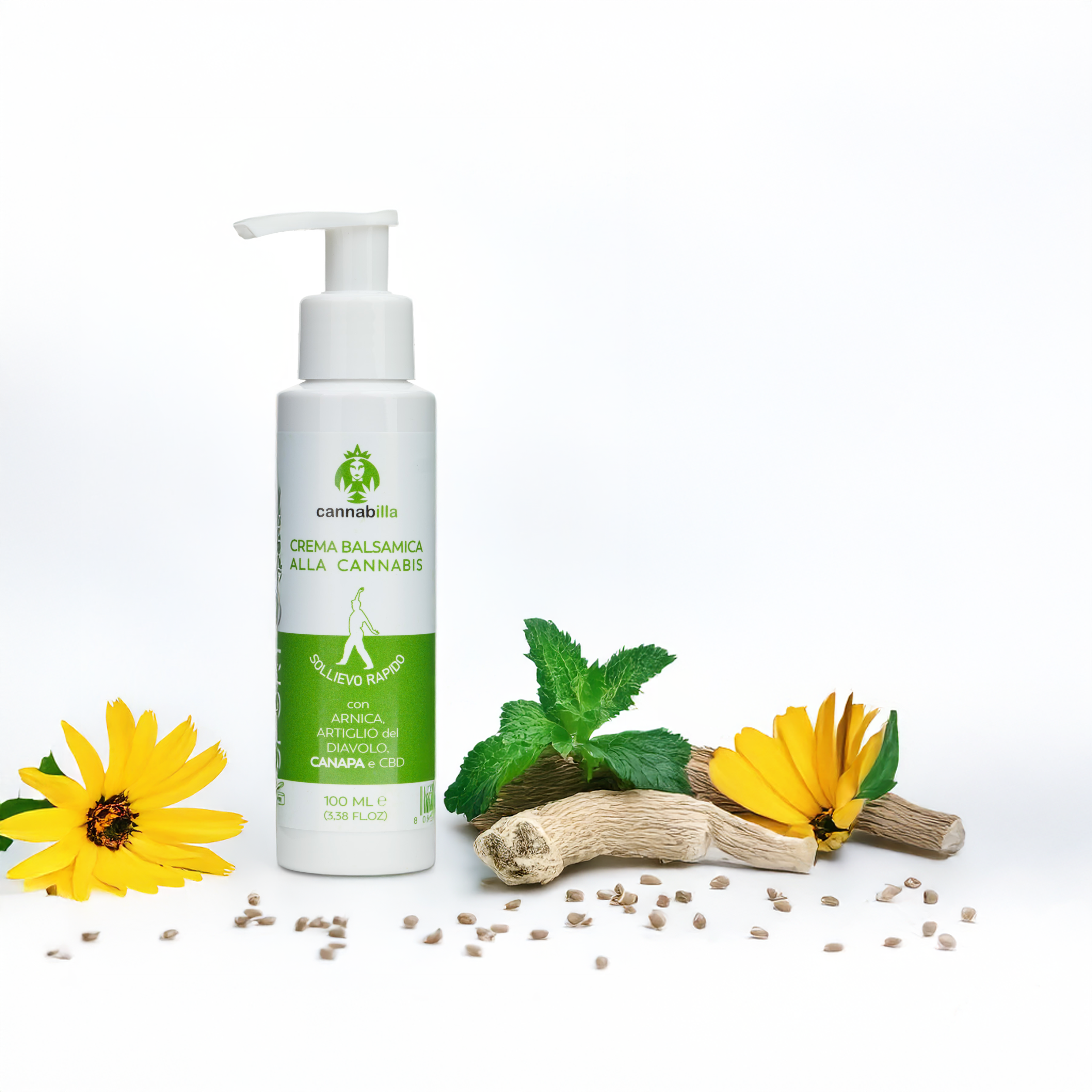 Sport Cream - Crema Corpo Rinfrescante Canapa & CBD (200ml)