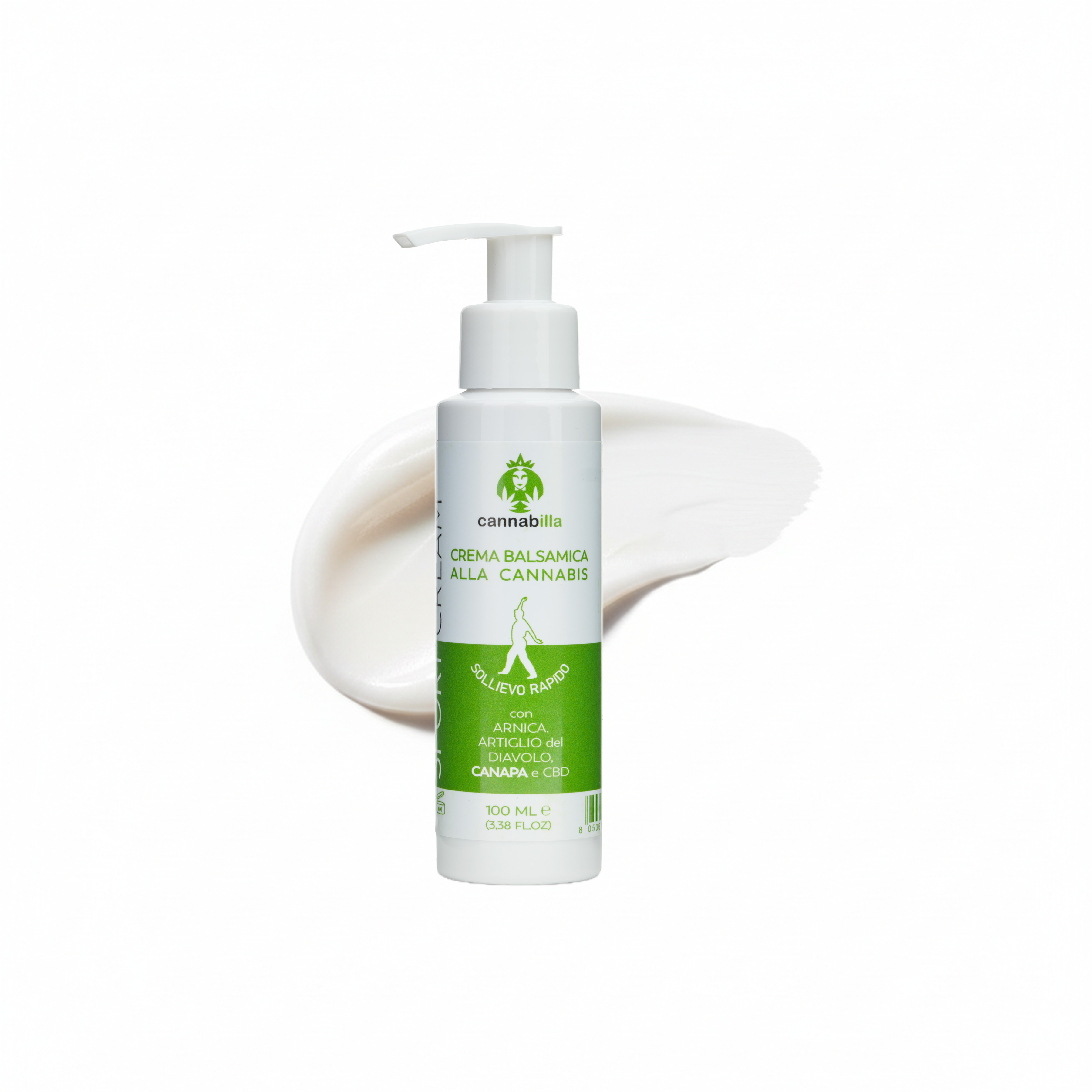 Sport Cream - Crema Corpo Rinfrescante Canapa & CBD (200ml)