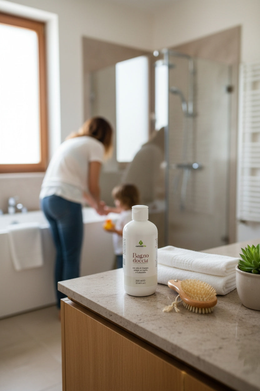 Bagnodoccia alla Canapa, Malva e Calendula (250ml)