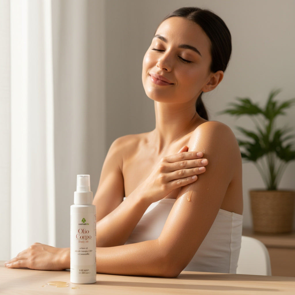Olio Corpo Idratante con estratto di Camomilla