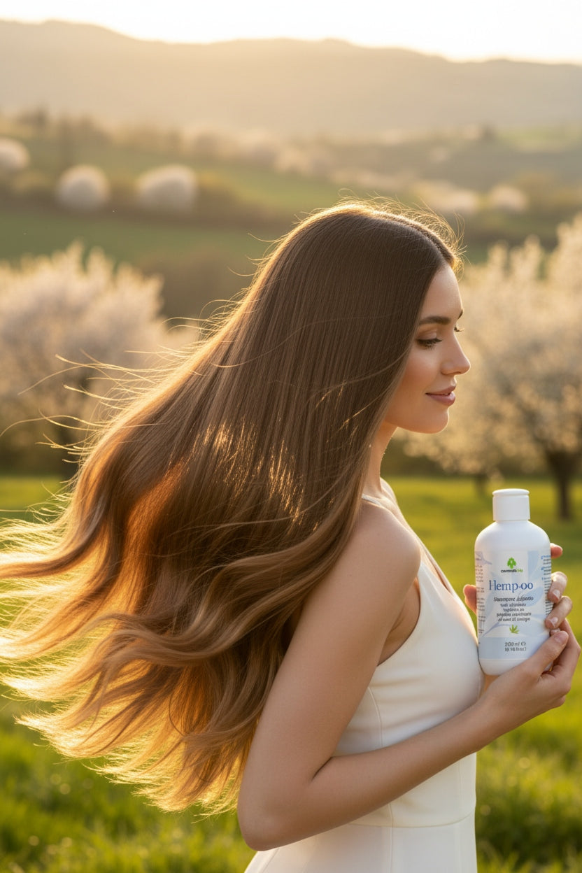Hempoo - Shampoo alla Canapa con Estratti di Rosmarino (200ml)