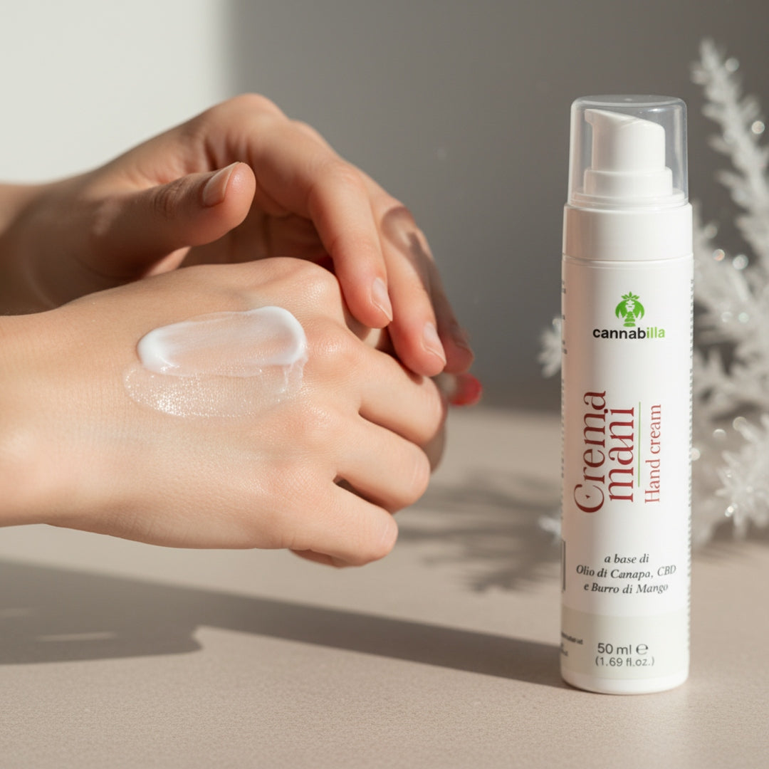 Crema Mani alla Canapa e CBD (50ml)