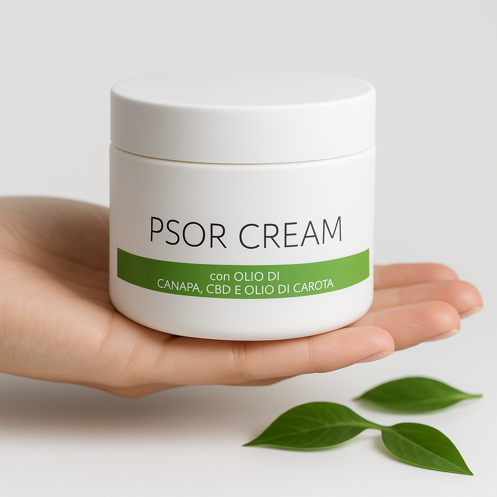 PsorCream -  Balsamo Nutriente Canapa & CBD (50ml)