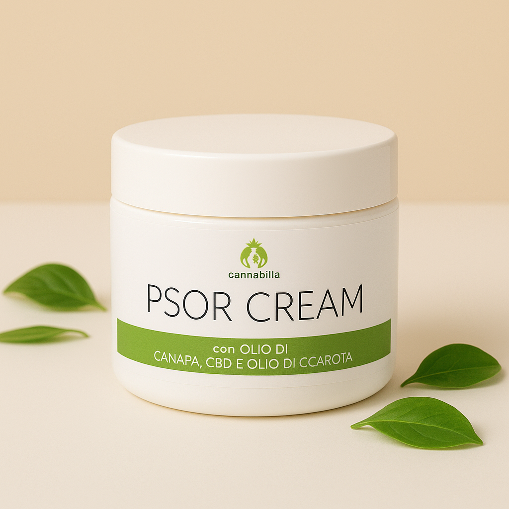 PsorCream -  Balsamo Nutriente Canapa & CBD (50ml)