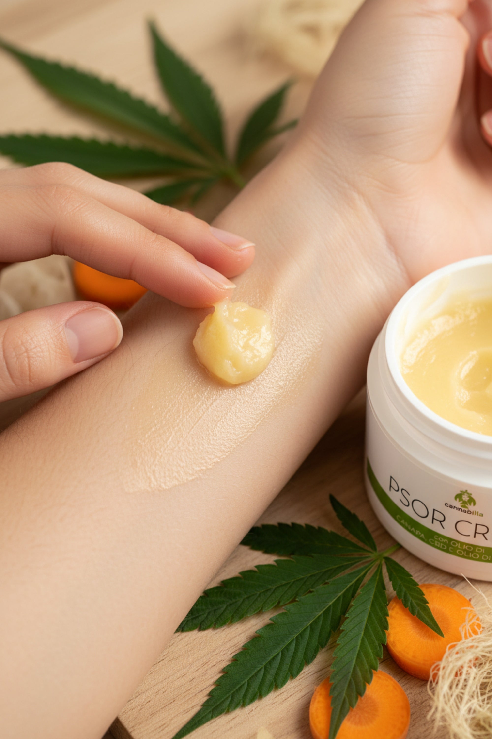 PsorCream -  Balsamo Nutriente Canapa & CBD (50ml)