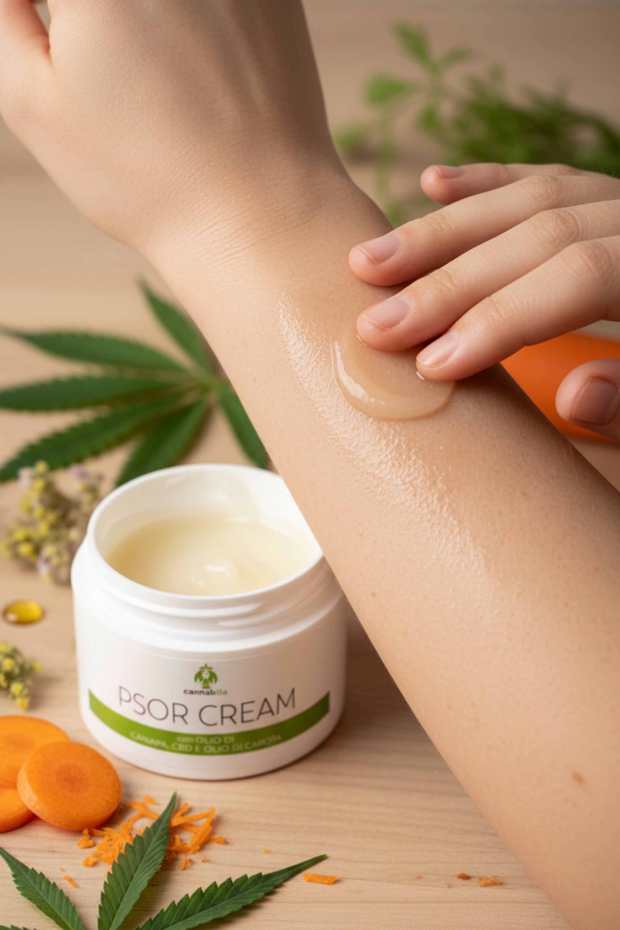 PsorCream -  Balsamo Nutriente Canapa & CBD (50ml)